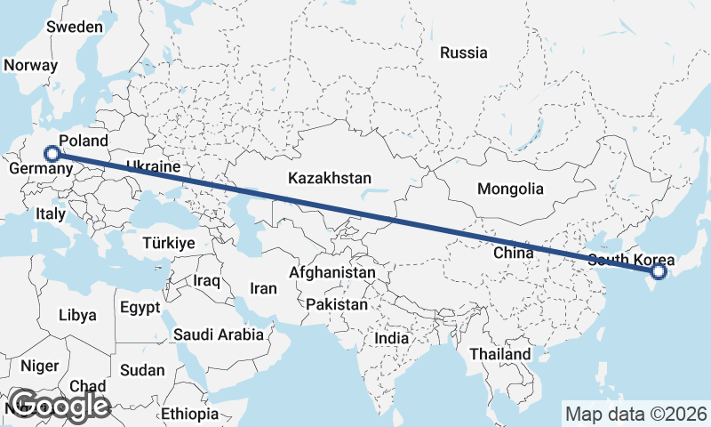 Leipzig to Hiroshima