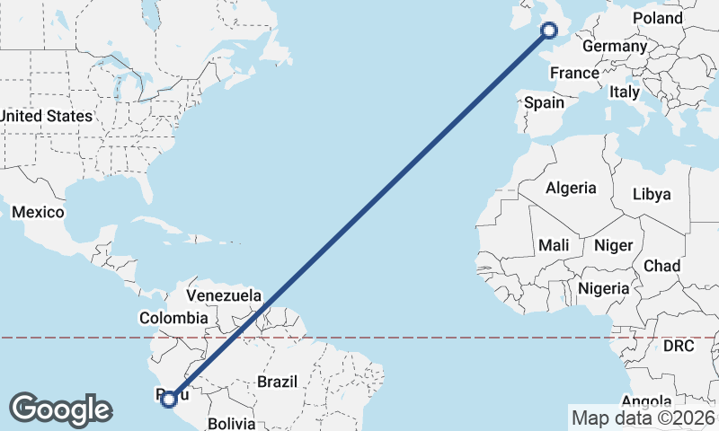 Bristol to Lima