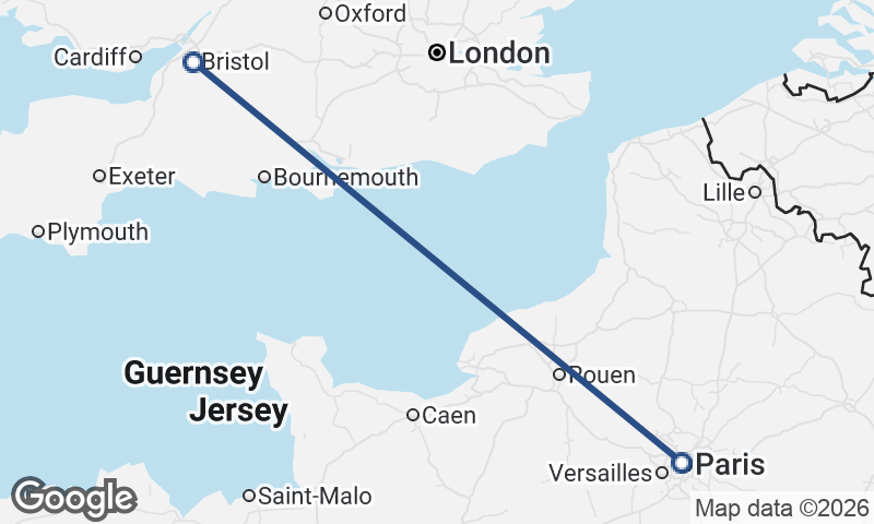 Bristol to Paris