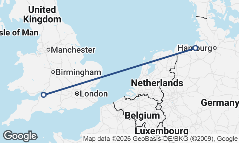 Bristol to Bremerhaven