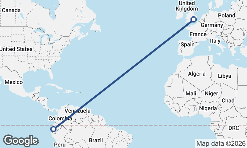 London to Guayaquil