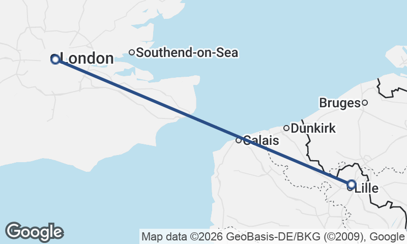 London to Lille