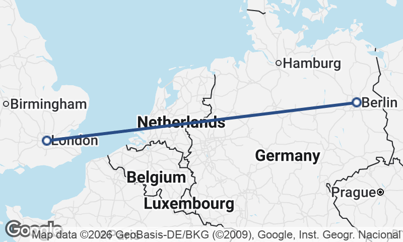 London to Berlin