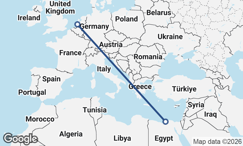 Rotterdam to Alexandria