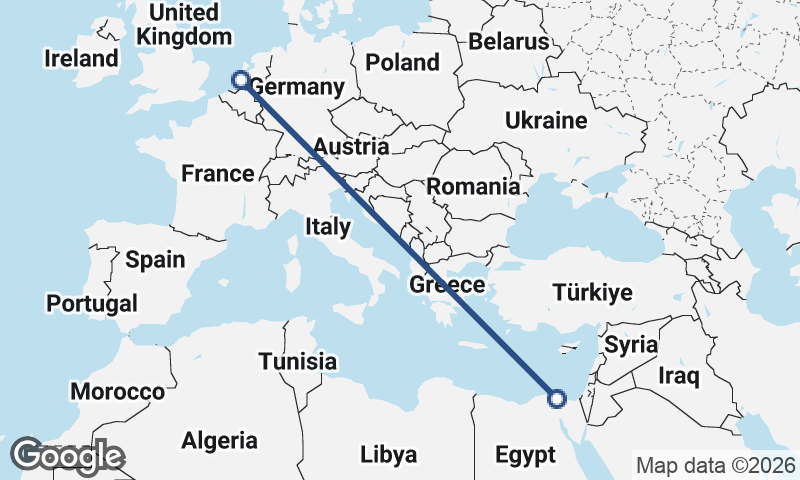 Rotterdam to Port Said