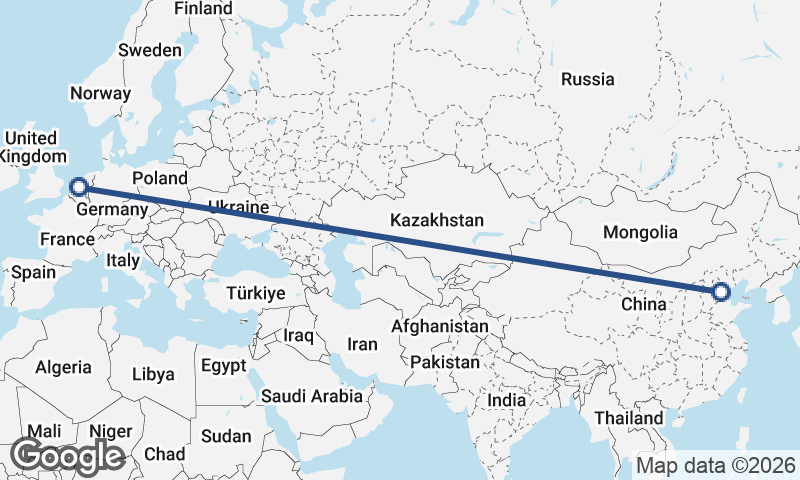 Rotterdam to Tianjin