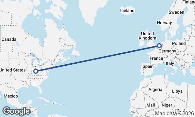 Rotterdam to Cincinnati