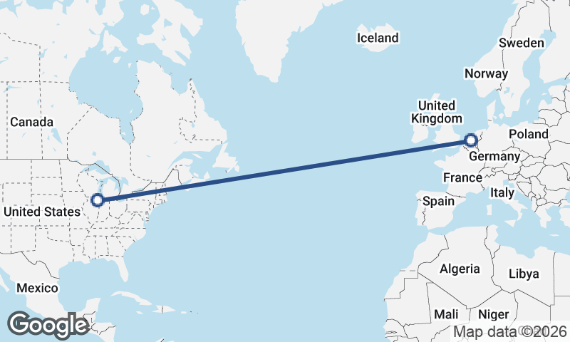 Rotterdam to Chicago