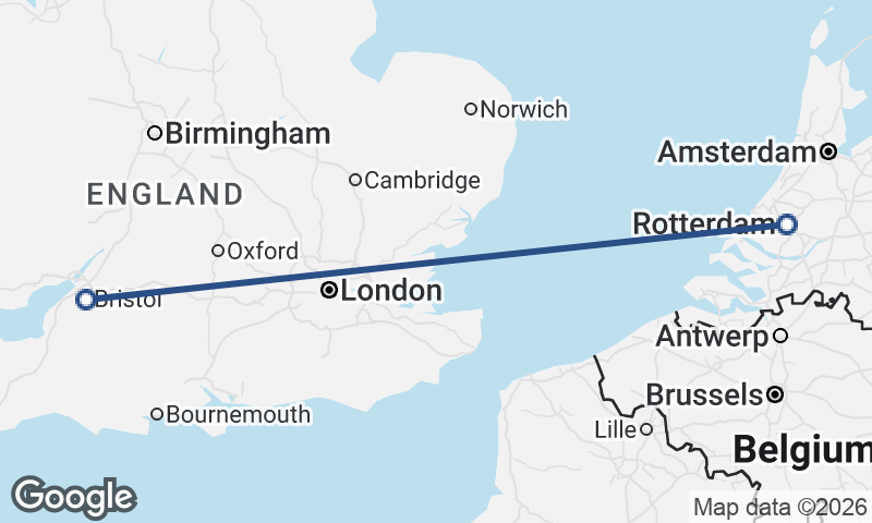 Rotterdam to Bristol