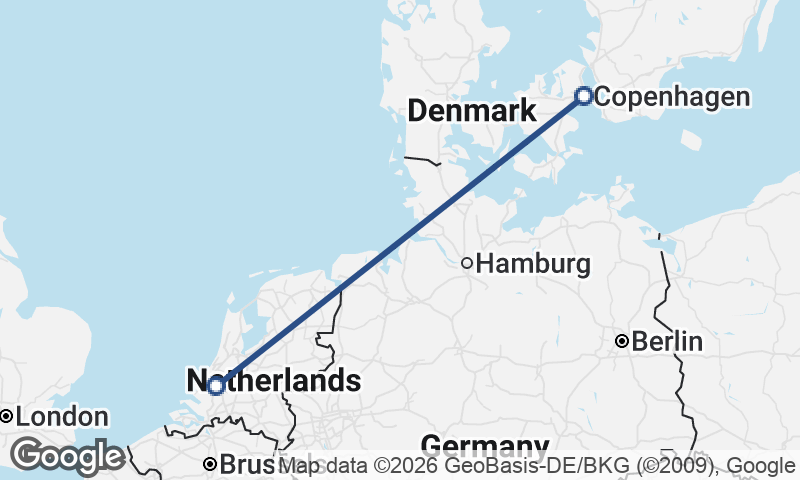 Rotterdam to Copenhagen
