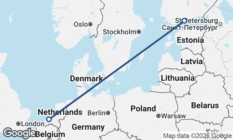 Rotterdam to Helsinki