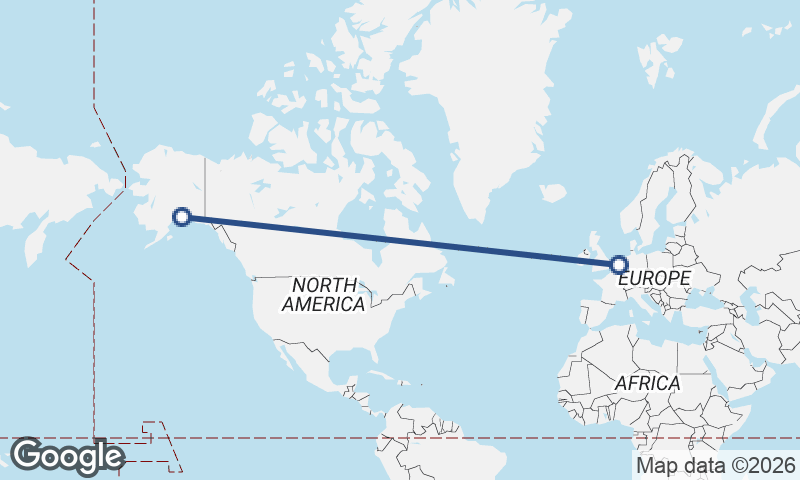 Rotterdam to Anchorage