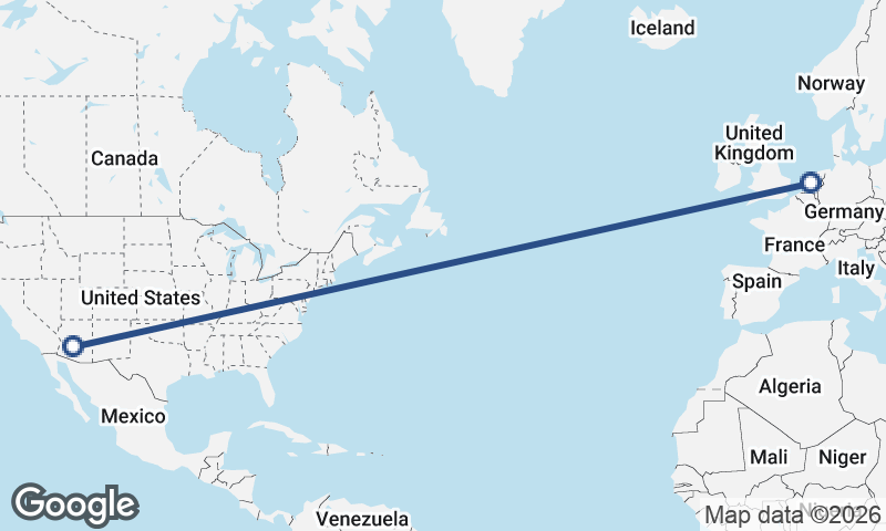 Amsterdam to Phoenix