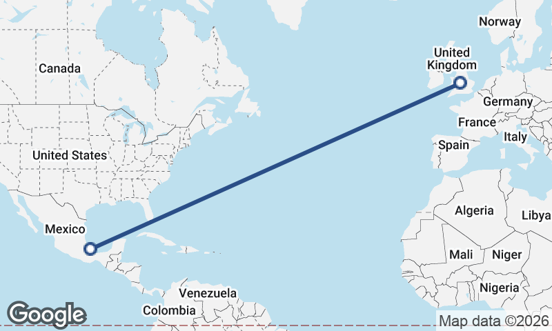 Birmingham to Veracruz