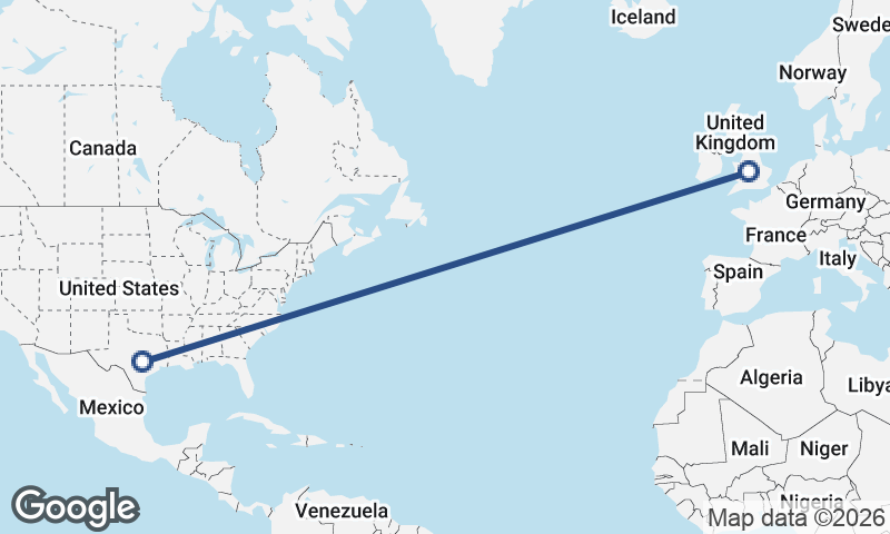 Birmingham to Austin