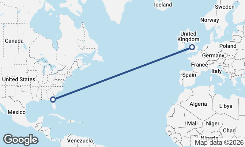 Birmingham to Jacksonville