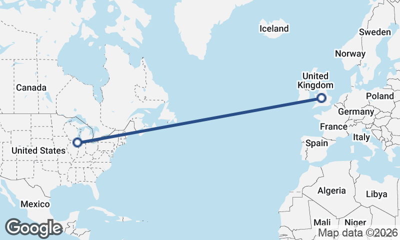 Birmingham to Chicago