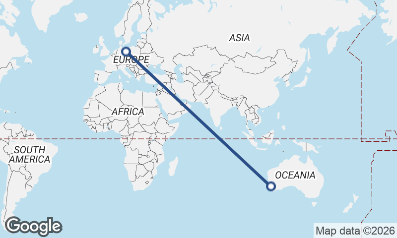 Berlin to Perth