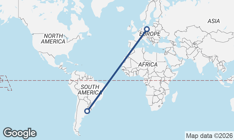 Berlin to Buenos Aires