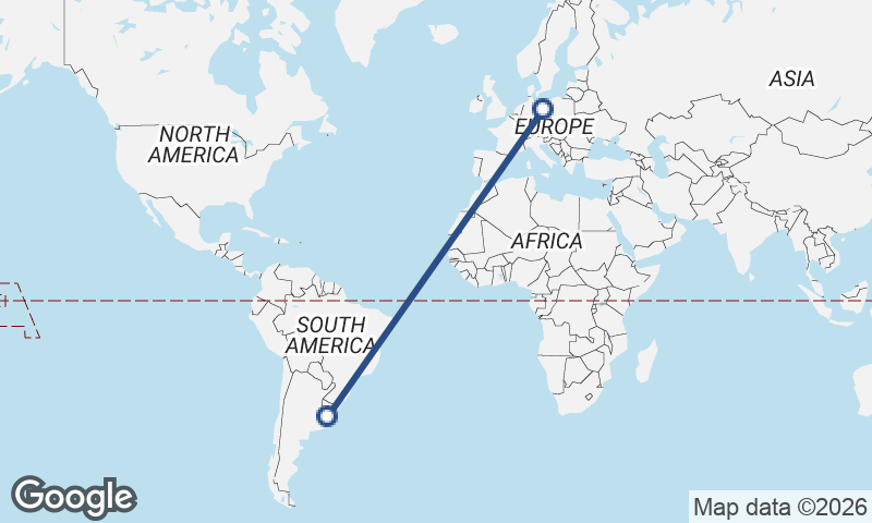 Berlin to Montevideo