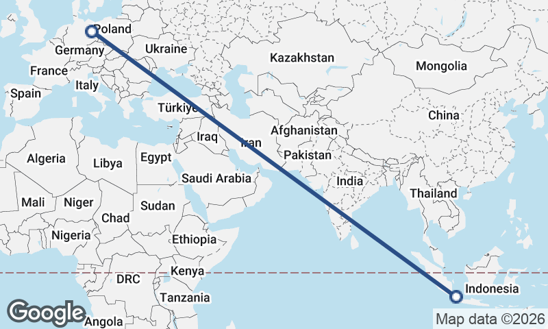Berlin to Jakarta