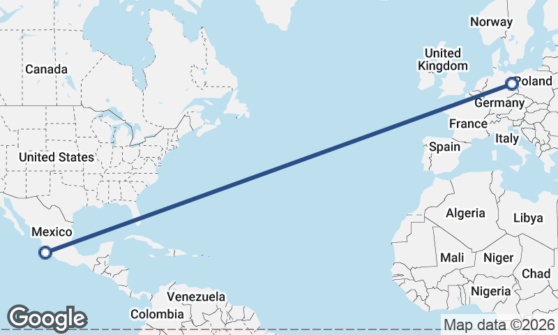 Berlin to Manzanillo