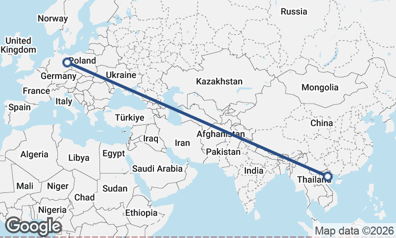 Berlin to Hanoi
