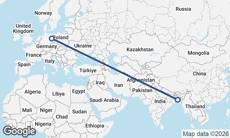 Berlin to Dhaka