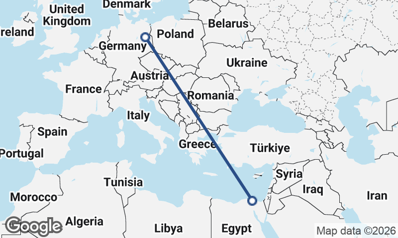 Berlin to Port Said