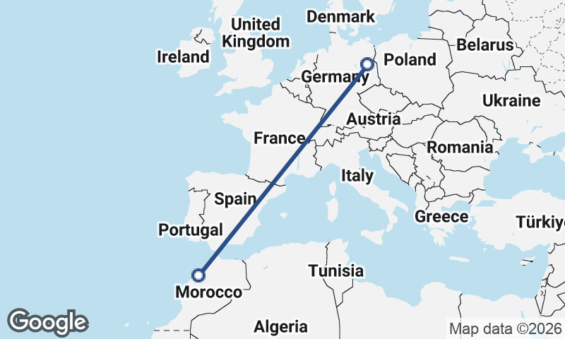 Berlin to Casablanca
