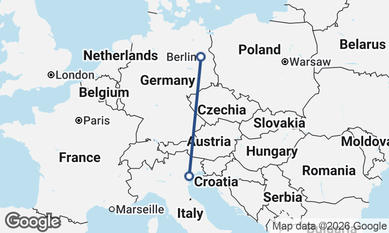 Berlin to Venice