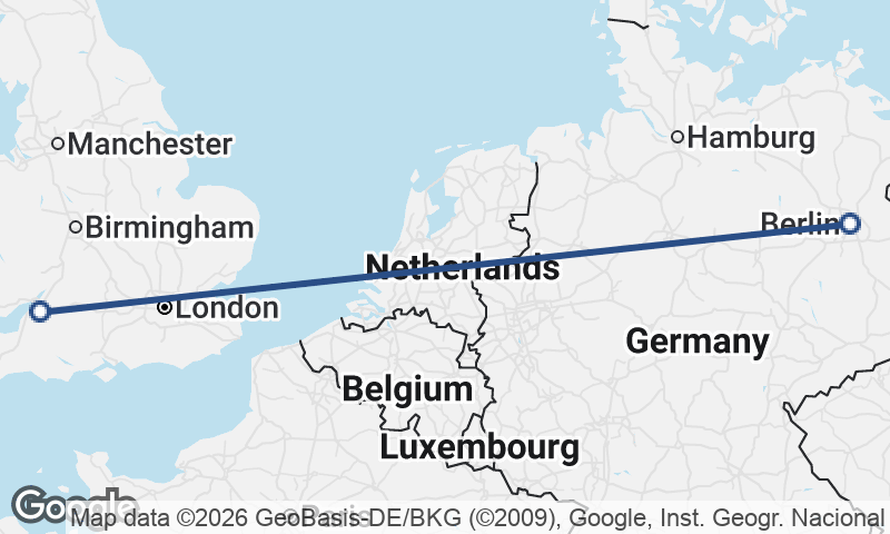 Berlin to Bristol