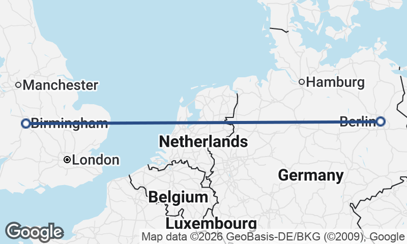 Berlin to Birmingham