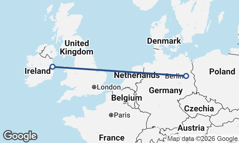 Berlin to Dublin