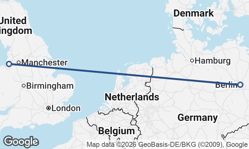 Berlin to Liverpool
