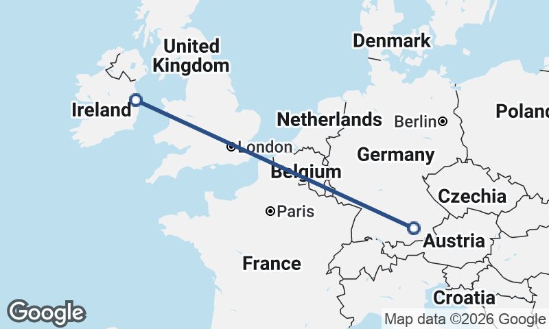 Dublin to Munich