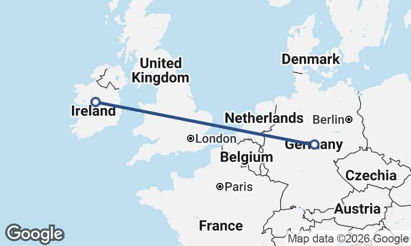 Ireland to Germany