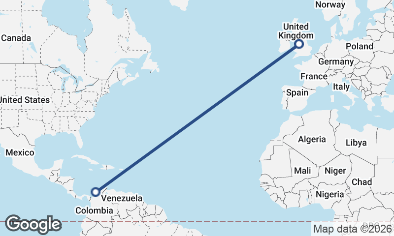 Liverpool to Cartagena
