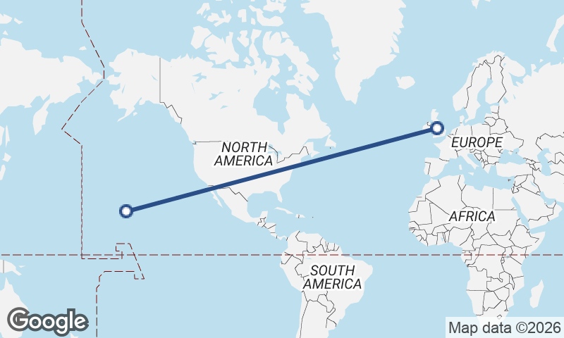 Liverpool to Honolulu
