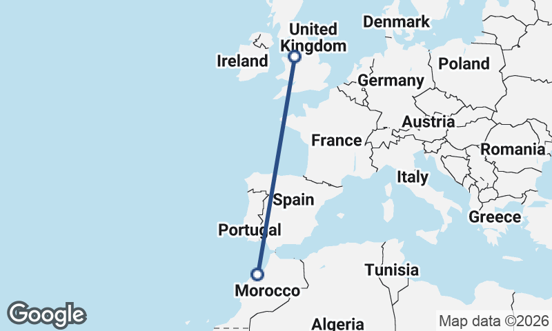 Liverpool to Casablanca