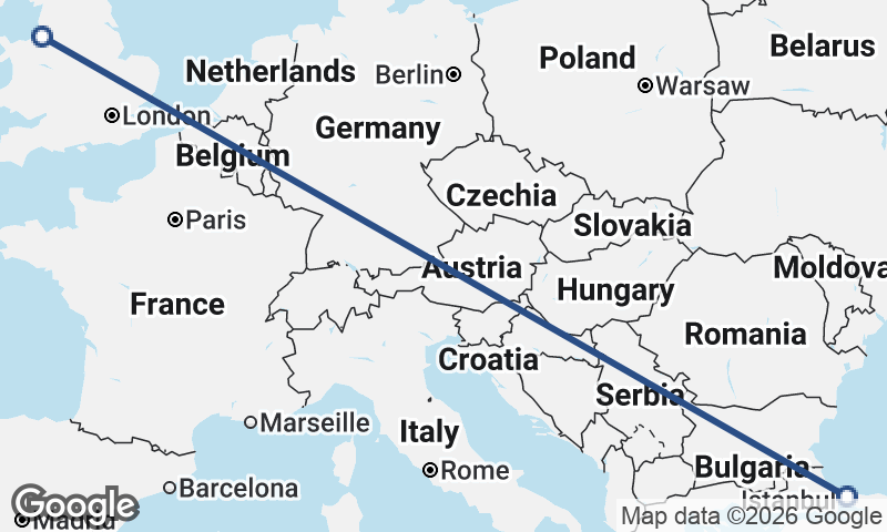 Liverpool to Istanbul