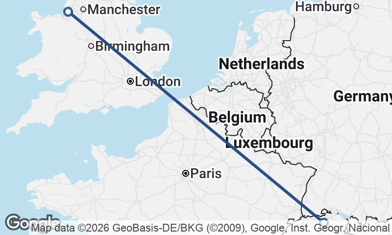 Liverpool to Zürich