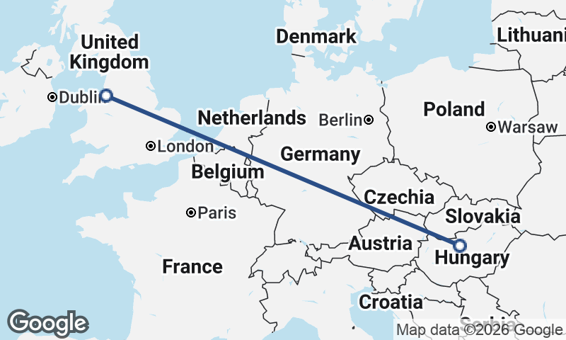 Liverpool to Budapest