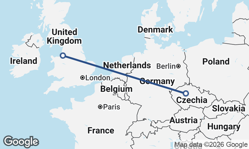 Liverpool to Prague