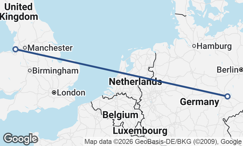 Liverpool to Leipzig