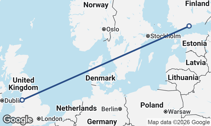 Liverpool to Helsinki