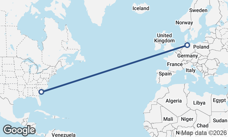 Hamburg to Charleston