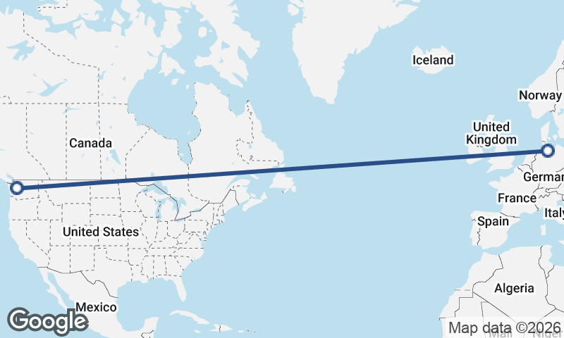 Hamburg to Seattle