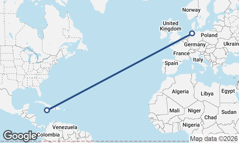 Bremerhaven to Kingston