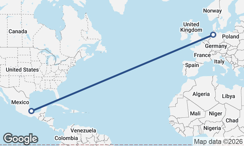 Bremerhaven to Veracruz